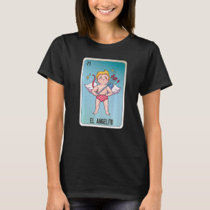 T-shirt El Angelito Cartes de Bingo de loterie