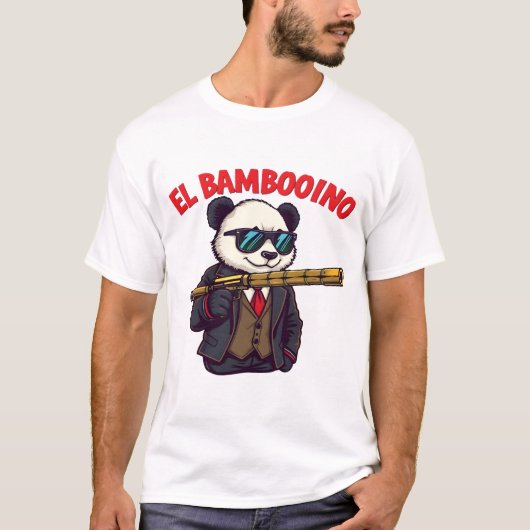 T-shirt El Bambooino Panda (Devant)