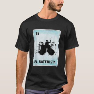 T-shirt El Baterista Cartes de tambour mexicaines