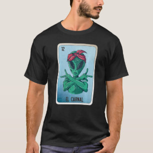 T-shirt EL Carnal Mexg Lotterie Cartes de Bingo