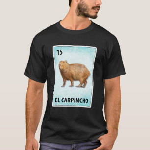 T-shirt El Carpincho Mexicaine Capybara Cartes 1
