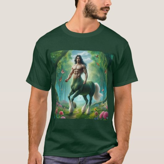 T-shirt El Centauro Místico: Fusión de Hombre y Bestia (Devant)