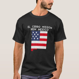 T-shirt El Cerro Mission USA State America Travel New Mexi