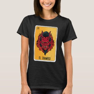T-shirt El Chamuco Mexicaine Lotterie Bingo Cartes 1