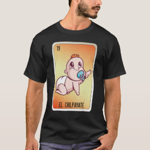 T-shirt El Chilpayate Mexican Slang Lottery Bingo Cards