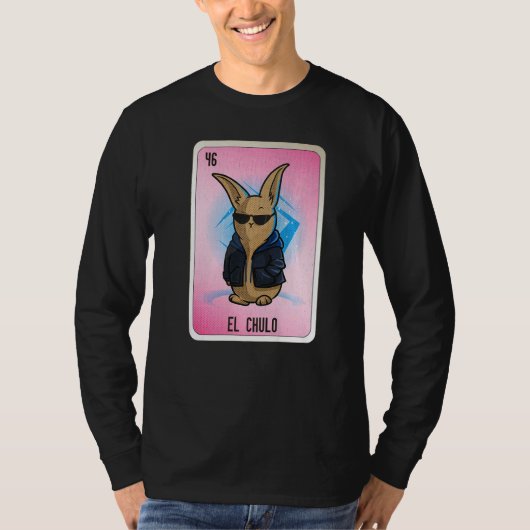 T-shirt El Chulo Mexican Slang Lottery Bingo Cards   (Devant)