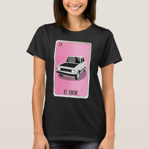 T-shirt El Coche Mexicaine Lotterie Cartes de Bingo