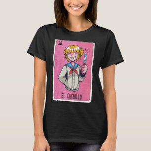 T-shirt El Cuchillo Mexicaine Lotterie Cartes de Bingo