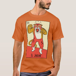 T-shirt El Jaguar Mexique Luchador Loteria d
