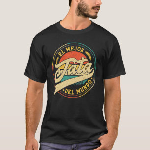 T-shirt El Mejor Tata Del Mundo Hommes Décor Vintage Rétro