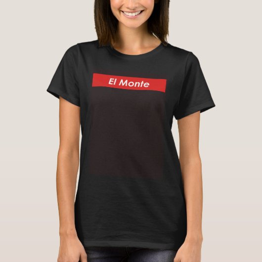 T-shirt El Monte California (Devant)