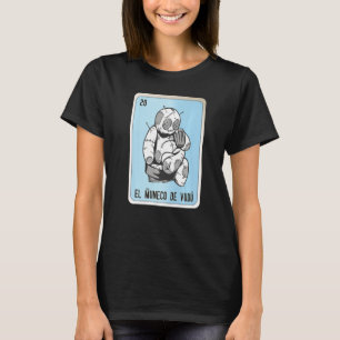 T-shirt El Muneco De Vudu Mexique Loterie Mexique Loteria