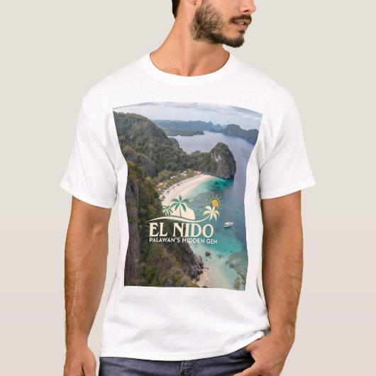 T-shirt El Nido : la perle cachée de Palawan (Devant)