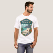 T-shirt El Nido : le joyau caché de Palawan (Devant entier)