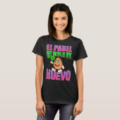 T-shirt El padel me mola un eggo phrase pour fans (Devant entier)