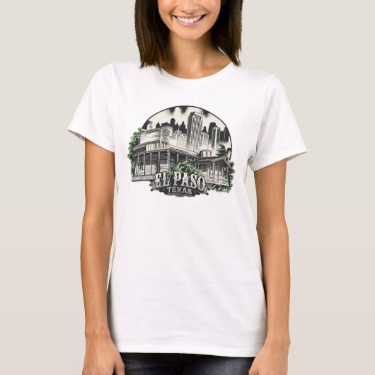 T-shirt El Paso City Texas USA (Devant)