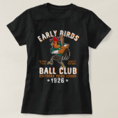 T-shirt El Paso Early Birds Retro Ligue Mineure de Basebal (Design devant)