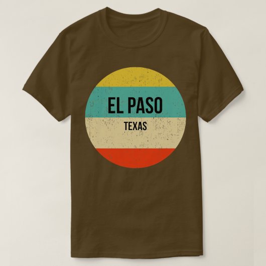 T-shirt El Paso Texas El Paso (Design devant)