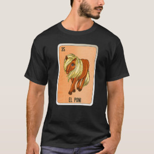 T-shirt El Poni Mexicaine Lotterie Cartes de Bingo