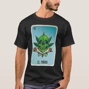 T-shirt El Porro Mexicaine Lotterie Cartes de Bingo