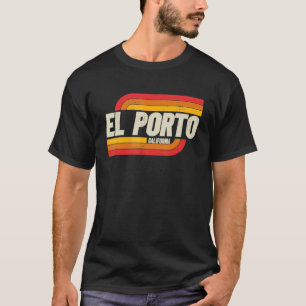 T-shirt El Porto California Ca City Vintage