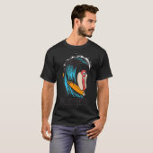 T-shirt El Porto California Surfing Hot Dog (Devant entier)