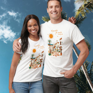 T-shirt El puerto de santa María Espagne ville blanche vêt