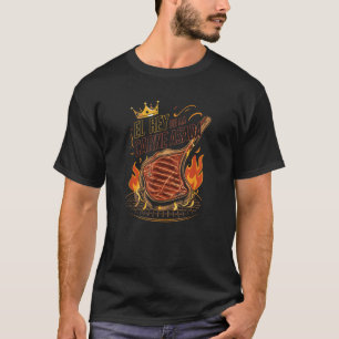 T-shirt El Rey de la Carne Asada BBQ Cooker Master King F
