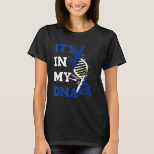 T-shirt El Salvador C'est Dans Mon Adn Salvadorien El Salv