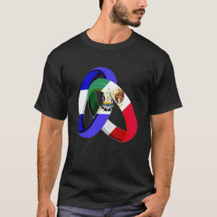 T-shirt El Salvador Drapeau Mexique Grosse ceinture Mariag