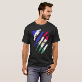 T-shirt El Salvador Flag Mexico Grown Patriot Country Stri (Devant entier)