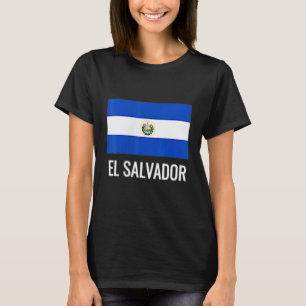 T-shirt El Salvador Football Drapeau Pochette Football Fan