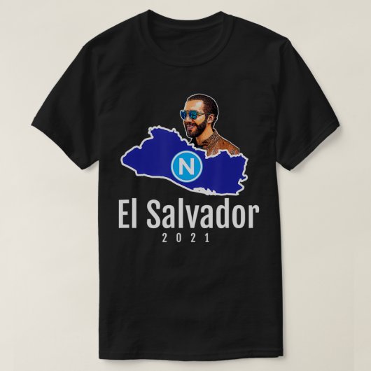 T-shirt El Salvador, Nayib Bukele, Nuevas Ideas 2021  (Design devant)