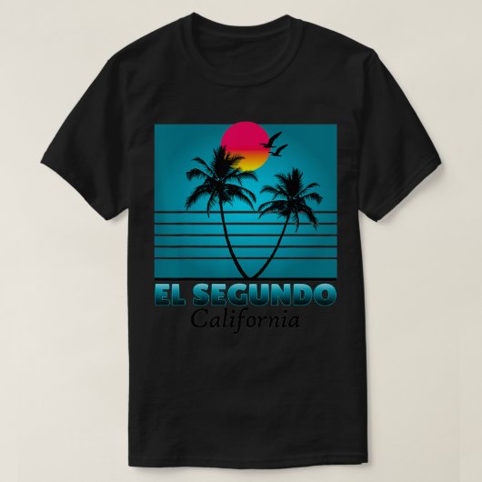 T-shirt El Segundo California CA - Souvenirs cadeaux d'été (Design devant)