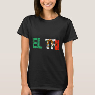 T-shirt El Tri Mexico Fan de foot Futbol Gi drapeau en dét