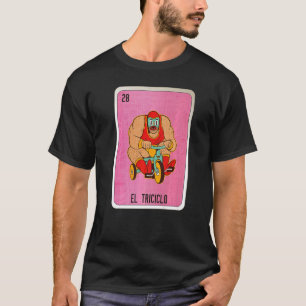 T-shirt El Tricicolo Mexicaine Slang Loterie Cartes de Bin