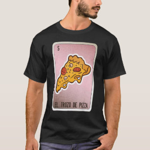 T-shirt El Trozo De Pizza Carte De Bingo De Loterie D'Argi