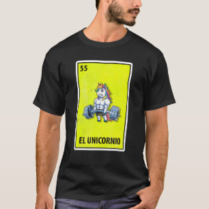 T-shirt El Unicornio Mexicaine Parodie Lotterie Poids Lift