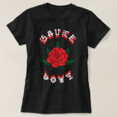 T-shirt Eladio Carrion SauceBoyzzz Eladio Carrion Rose Pul (Design devant)