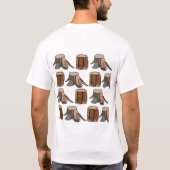 T-shirt élagueur de souche d'arbre chirurgien d'arbre (Dos)