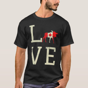 T-shirt Elan aime la fierté de l'érable de la fête du Cana