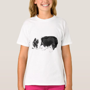T-shirt Élan Corgi, édition hiver