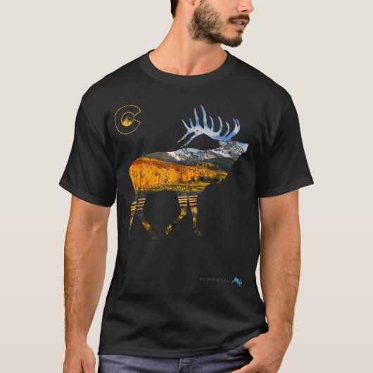 T-shirt Élan du Colorado (Devant)