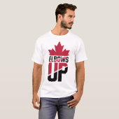 T-shirt Elbows Up Canada (Devant entier)