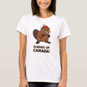 T-shirt Elbows Up Canada (Devant)