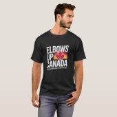 T-shirt Elbows Up Canada Never Mistake Kindness for Weakne (Devant entier)