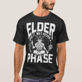T-shirt Elder Emo It Was Never A Phase Gothic Skeleton  4 (Devant)