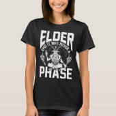 T-shirt Elder Emo It Was Never A Phase Gothic Skeleton 4 (Devant)