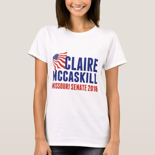T-shirt Élection 2018 de sénat de Claire McCaskill (Devant)