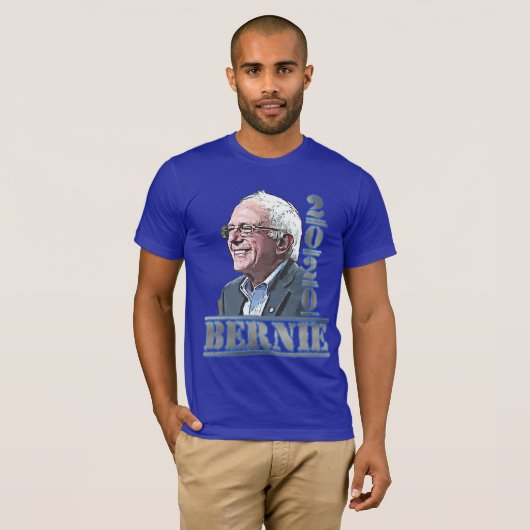 T-shirt Élection 2020 Bernie Sanders soutient la Chemise B (Devant entier)